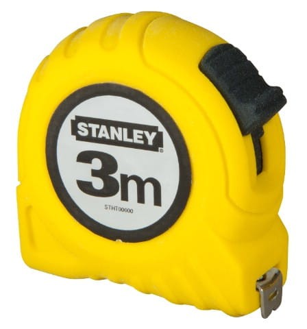 Miara Stanley 3m/19mm w obudowie plastikowej