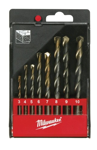 Zestaw wierteł do betonu MILWAUKEE 3-10mm 8 szt 4932352334