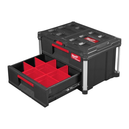 Skrzynia PACKOUT z 2 szufladami Milwaukee 4932472129
