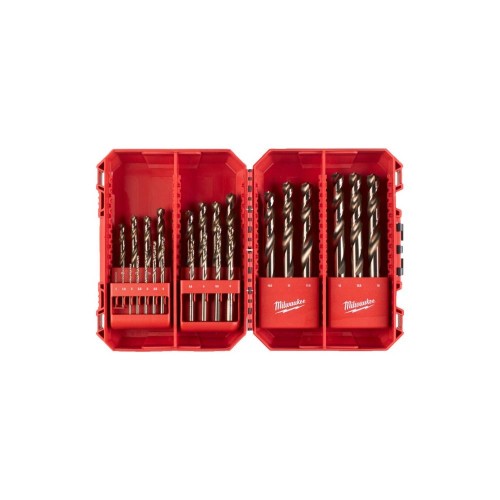 Wiertła do metalu MILWAUKEE HSS-G RED COBALT 1-13mm 25szt 4932493868