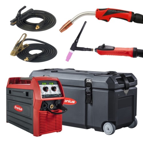 Fronius TransSteel 2200c z uchwytem MIG/MAG MTG2500 3,5m + przewód THP 180 + korpus TTB 220P + ToolCase