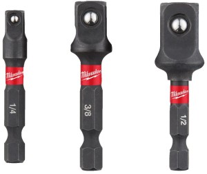 Zestaw adapterów do nasadek udarowych MILWAUKEE Shockwave Impact Duty™  4932479228