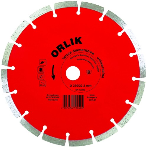 Tarcza diamentowa In Corpore Orlik 125mm