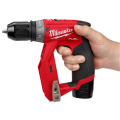 Wiertarko-wkrętarka akumulatorowa z wymiennym uchwytem MILWAUKEE M12 FDDX-0 4933464978