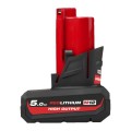 Akumulator MILWAUKEE M12 HB5 HIGH OUTPUT 5.0 AH 4932480165