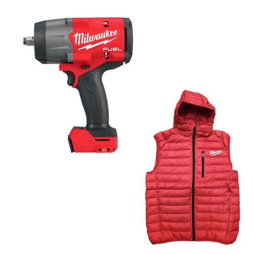 Klucz udarowy MILWAUKEE 1/2 M18 FHIW2F12-0 2034 Nm 4933498056 + NAGRODA Bezrękawnik z kapturem Milwaukee rozmiar L