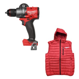 Wiertarko-wkrętarka udarowa 158 Nm MILWAUKEE M18 FPD3-0 4933498060 + NAGRODA Bezrękawnik z kapturem Milwaukee rozmiar L