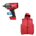 Klucz udarowy MILWAUKEE 3/4 ONE-KEY FUEL M18ONEFHIWF34-0 4933499164 + NAGRODA Bezrękawnik z kapturem Milwaukee rozmiar L