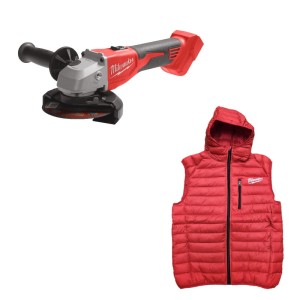 Szlifierka kątowa akumulatorowa MILWAUKEE M18 BLSAG125X-0 125mm 4933492643 + NAGRODA Bezrękawnik z kapturem Milwaukee rozmiar L