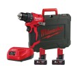 Wiertarko-wkrętarka Milwaukee M12 BLDDRC-402C 4933499688