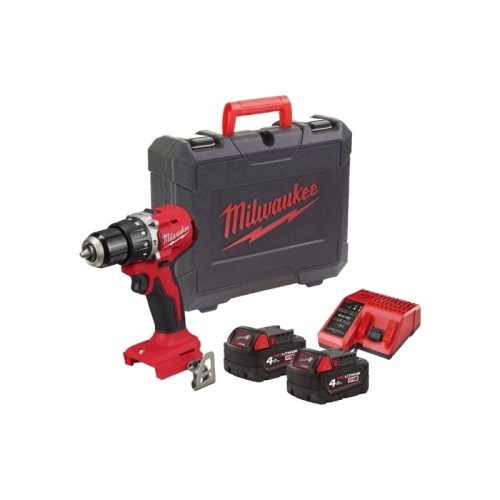 Wiertarko-wkrętarka udarowa akumulatorowa Milwaukee 60,0 Nm M18BLPDRC-402C 4933492824