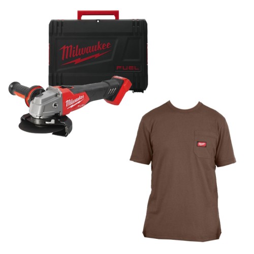 Szlifierka kątowa akumulatorowa MILWAUKEE 125mm M18 FSAG125X-0X 4933478428 + NAGRODA