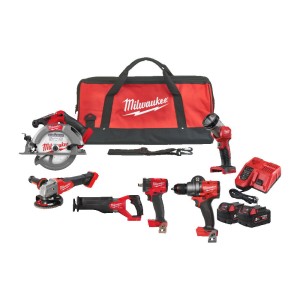 Zestaw POWERPACK narzędzi akumulatorowych Milwaukee M18 FPP6H3-502B 4933498659