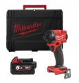 Zakrętarka udarowa akumulatorowa 1/4 HEX 226 Nm M18 FID3-0X MILWAUKEE 4933479864 + akumulator M18B5 5Ah