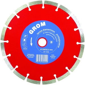 Tarcza diamentowa do cięcia granitu i materiałów twardych In Corpore Grom 200mm